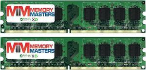 MemoryMasters 4GB 2X 2GB DDR2 800MHz PC2-6300 PC2-6400 DDR2 800 (240 PIN) DIMM Desktop Memory