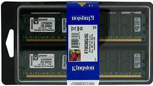 Kingston 8GB (2x4GB) KTM2865/8G PC2-3200 (DDR2-400) 1.8V 400 MHz 240PIN Registered Server RAM Kit(Pack of 2)