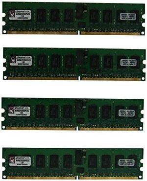 Kingston KVR667D2D8P5/2G PC-5300 DDR2 667 MHz DIMM 8 GB (4 x 2GB) 240 Pin ECC Memory Server
