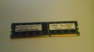 1GB (2x512MB) Micron DDR ECC PC3200 Memory