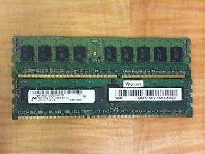 MICRON MT18KSF1G72PZ-1G4E1 8GB SERVER DIMM DDR3 PC10600(1333) REG ECC 1.35v 1RX4 240P 1024MX72 1GX4