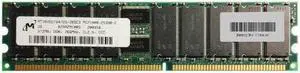 MEMORY, MT18VDDT6472G-265C3 PC2100R-25331-Z 512MB, DDR, 266, CL2.5, ECC, REG