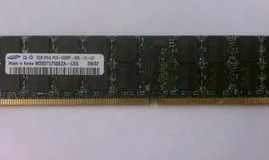 Samsung 2GB PC2-5300 DDR2-667MHz ECC Registered CL5 240-Pin DIMM M393T5750EZA-CE6 Server RAM