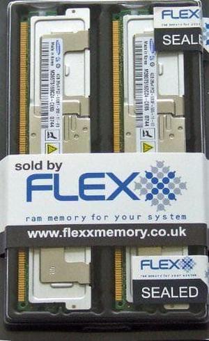 Samsung original 8GB kit (2 x 4GB) DDR2, PC2-5300-667MHz, Fully Buffered, ECC, FBDIMM, Server memory p.n.M395T5160CZ4-CE65