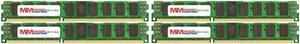 MemoryMasters 32GB (4x 8GB) DDR3 PC3-12800 1600MHz DIMM with Red Heatspreaders 240-Pin RAM Desktop Memory 10-10-10-27