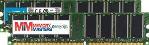 MemoryMasters Crucial 2 GB Kit (2 x 1GB) DDR PC3200 UNBUFFERED NON-ECC 184-PIN DIMM