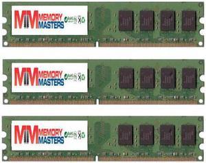 MemoryMasters 6GB ( 3 x 2GB ) DDR2 DIMM (240 PIN) AM2 667Mhz PC2 5400 / PC2 5300 ,TA770A2+SE 6 GB