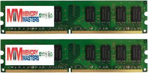 MemoryMasters 2GB 2X 1GB DDR2 800MHz PC2-6300 PC2-6400 DDR2 800 (240 PIN) DIMM Desktop Memory