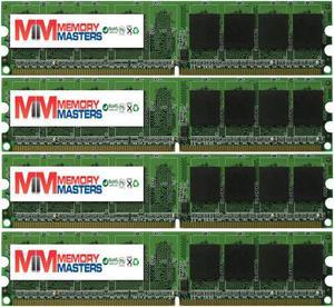 MemoryMasters DDR2 PC2-6400 PC2-6400U 800MHz,  DDR2-800 2RX8 240-Pin DIMM Desktop Memory 8GB Kit (4x2GB)