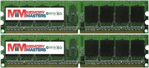 MemoryMasters NEW! 2GB 2 x 1GB DDR2 PC5300 PC2-5300 667 MHz DESKTOP MEMORY RAM KIT