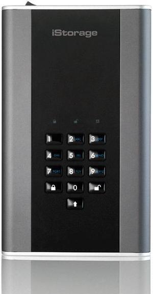 iStorage diskAshur DT2 1TB Secure encrypted desktop hard drive - FIPS Level 3 certified, Password protected, military grade hardware encryption IS-DT2-256-1000-C-X