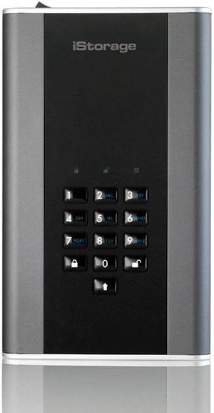 iStorage diskAshur DT2 2TB Secure encrypted desktop hard drive - FIPS Level 3 certified, Password protected, military grade hardware encryption IS-DT2-256-2000-C-X