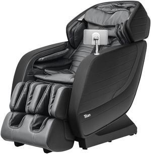 Titan Pro Jupiter LE Premium Full Body Zero Gravity Massage Chair with 3D L-Track rollers, 80 Airbags, Bluetooth Speakers and Voice Recognition. Fits up to 6'6", 300lbs (Black)