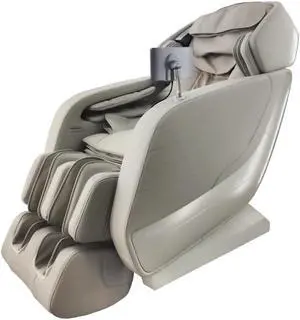 Titan Pro Jupiter LE Premium Full Body Zero Gravity Massage Chair with 3D L-Track rollers, 80 Airbags, Bluetooth Speakers and Voice Recognition. Fits up to 6'6", 300lbs (Taupe)