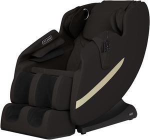 Titan AmaMedic Q7 Full Body Shiatsu Massage Chair with Zero Gravity, Foot Rollers, Bluetooth (Brown)