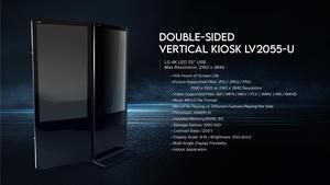 LED Scopic 55" LV2055-U DOUBLE SCREEN 4K USB DIGITAL KIOSK