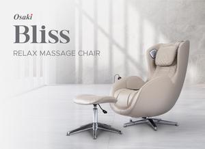 Osaki Bliss VL Massage Chair| SL Track l Soothing Heating Therapy l Swivel Beige