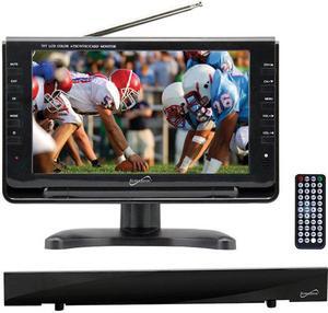 Supersonic 9" Widescreen LCD TV (SC-499) and SC-612 HDTV Flat Digital Antenna