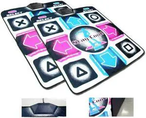 Two Dance Revolution Dance Pads for PlayStation 2 & PS One (Requires PlayStation 1 or 2 Video game console)