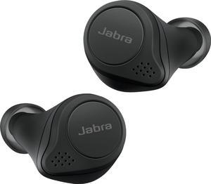 Jabra Elite 75t True Wireless Noise Cancelling In-Ear Headphones W Charging Case Black - (100-99090001-14)