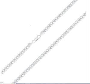 Solid 925 Sterling Silver Miami Cuban Link Chain Necklace 5mm, 22"  Made in Italy, Unisex, All Ages