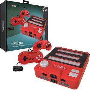Hyperkin RetroN 3 AV Console for NES, SNES,Super Famicom, Genesis/Mega Drive  Red M07168-PR