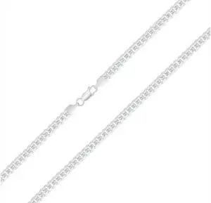 Solid 925 Sterling Silver Miami Cuban Link Chain Necklace 2.5mm, 20 in Made in Italy, Unisex, All Ages