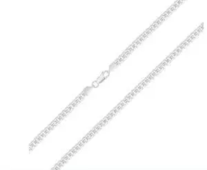 Solid 925 Sterling Silver Miami Cuban Link Chain Necklace 3mm, 20 in Made in Italy, Unisex, All Ages
