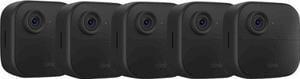 Blink Outdoor 4 5-Camera Wireless 1080p Security System with Up to Two-year Battery Life B0B1N4LM4J Black