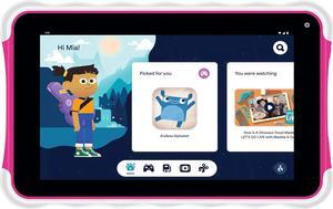 Supersonic 7-inch Tablet with Android 13, Kids Space, Bluetooth Front/Rear Cameras Pink SC-779KT
