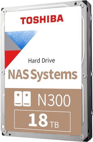 Toshiba N300 18TB NAS Internal Hard Drive  HDWG51JXZSTA