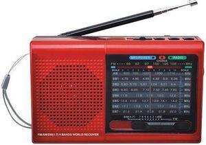 9 BAND BT/USB/SD RDIO RED