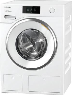 Miele WXR860WCS 24 Inch Compact Front Load Washer with 2.26 cu. ft. Capacity, 25 Wash Cycles, 1600 RPM, TwinDos, CapDosing, M Touch Control, QuickIntenseWash, SoftSteam Option in White