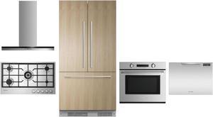 Fisher Paykel 975711 5 Piece Kitchen Appliances Package