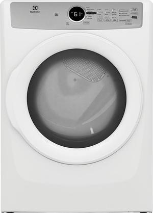Electrolux ELFE7337AW 27 Inch Electric Dryer with 8 cu. ft. Capacity, 7 Dry Cycles, 4 Temperature Settings, Energy Star Certified,