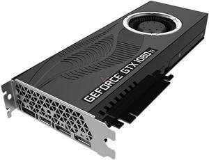 PNY GeForce GTX 1080 Ti Graphic Card - 1.58 GHz Boost Clock - 11 GB GDDR5X - PCI Express 3.0 x16 - Dual Slot Space Required - VCGGTX1080T11PB-CG
