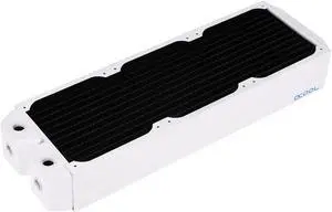 Alphacool NexXxos UT60 Full Copper Radiator 360, 120mm x 3, Triple Fan, White
