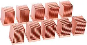 Alphacool GPU RAM Copper Heatsinks, 10 x 10mm, 10-pack