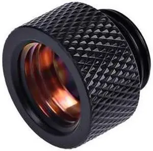 Alphacool G1/4" HF 9.75mm Male to Female Extension Fitting - Deep Black (17219)
