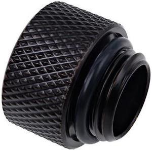 Alphacool Eiszapfen G1/4" Male to Female 10mm Extender Fitting, Deep Black