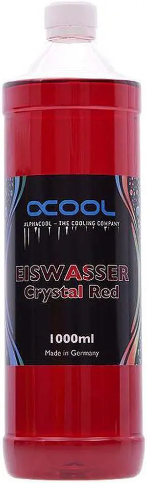 Alphacool Eiswasser Crystal Red premixed coolant 1000ml Alphacool Eiswasser Crystal Red premixed coolant 1000ml