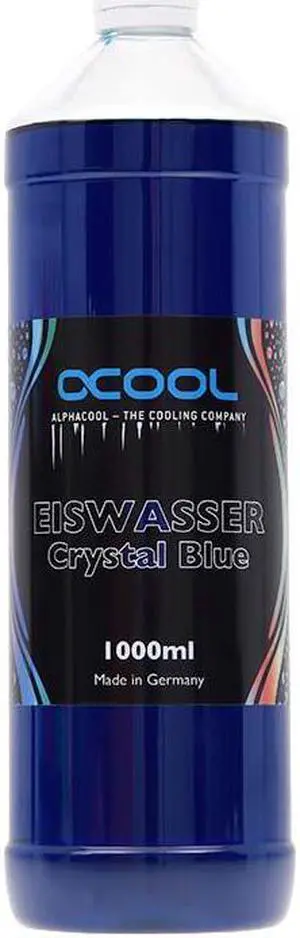Alphacool Eiswasser Crystal Premixed PC Coolant (for Long-term Use), 1000ml, Blue UV Alphacool Eiswasser Crystal Premixed PC Coolant (for Long-term Use), 1000ml, Blue UV