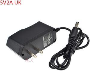 DC 5V2A 5V 2A Power Supply Adapter UK PLUG 100V-240V 220V AC TO DC Converter 1000MA 5.5*2.1MM 5.5MM*2.5MM FOR ARDUINO UNO R3