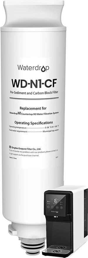 Waterdrop WD-N1-CF Filter,Replacement for WD-N1-W Reverse Osmosis System Waterdrop WD-N1-CF Filter,Replacement for WD-N1-W Reverse Osmosis System