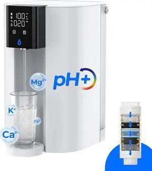 Waterdrop CoreRO Reverse Osmosis System, NSF/ANSI 58 & 372 Certified, 7-Stage Countertop Reverse Osmosis Water Filter, No Installation Required, Reduce PFAS, BPA Free, WD-C1SL [Alkaline Mineral]