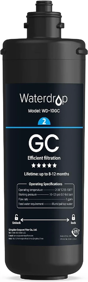 Waterdrop WD-10GC Under Sink Water Filter, Replacement for Waterdrop TSA & TSB & TSB CM 3-stage Under Sink Water Filter System Waterdrop WD-10GC Under Sink Water Filter, Replacement for Waterdrop TSA & TSB & TSB CM 3-stage Under Sink Water Filter System