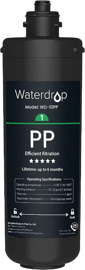 Waterdrop WD-10PP Under Sink Water Filter, Replacement for Waterdrop TSA & TSB &TSB-CM 3-stage Under Sink Water Filter System Waterdrop WD-10PP Under Sink Water Filter, Replacement for Waterdrop TSA & TSB &TSB-CM 3-stage Under Sink Water Filter System