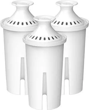 AQUA CREST CF06A Replacement for Brita® Filter, Brita® Water Pitchers and Dispensers, Classic OB03, Mavea® 107007, and More, NSF Certified Pitcher Water Filter, 3 Pack AQUA CREST CF06A Replacement for Brita® Filter, Brita® Water Pitchers and Dispensers, Classic OB03, Mavea® 107007, and More, NSF Certified Pitcher Water Filter, 3 Pack