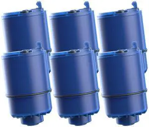AQUA CREST Faucet Filter Replacement for All PUR®Plus Water Filter Replacement, PUR® Filter Replacement RF-9999®, NSF 42 Certified, 9-Month, 900-Gallon, 6 Pack AQUA CREST Faucet Filter Replacement for All PUR®Plus Water Filter Replacement, PUR® Filter Replacement RF-9999®, NSF 42 Certified, 9-Month, 900-Gallon, 6 Pack
