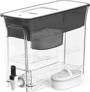 Waterdrop WFD-40L Water Filter Dispenser, 35-Cup Capacity, Black, 200-Gallon Long-Life Water Filter Pitcher, Large Capacity, Reduces Chlorine, PFOA/PFOS and More Waterdrop WFD-40L Water Filter Dispenser, 35-Cup Capacity, Black, 200-Gallon Long-Life Water Filter Pitcher, Large Capacity, Reduces Chlorine, PFOA/PFOS and More